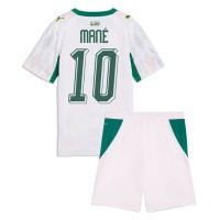 Stroje piłkarskie Senegal Sadio Mane #10 Koszulka Podstawowej dla dzieci MŚ 2026 Krótki Rękaw (+ szorty)